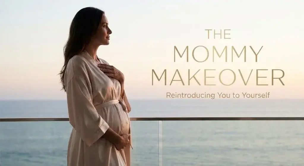 Elegant woman representing confidence after motherhood